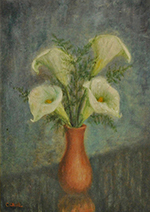 Galalar, natürmort, yağlı boya, 1982, 35cm×50cm