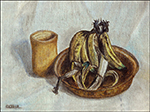 Muzlu natürmort, yağlı boya, 1980, 27cm×22cm